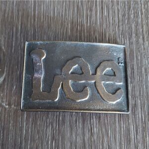 Vintage Lee Brass Belt Buckle